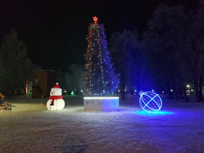 Шиханы Саратовская область подготовка к встрече "Нового 2021 года" городская елка